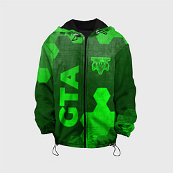 Детская куртка GTA - green gradient вертикально