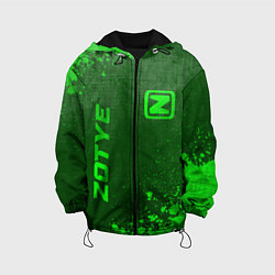 Детская куртка Zotye - green gradient вертикально