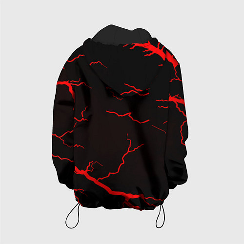 Детская куртка BMW storm red color / 3D-Черный – фото 2