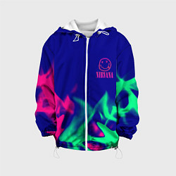 Детская куртка Nirvana fire neon