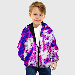 Куртка с капюшоном детская Monster energy краски гранж, цвет: 3D-черный — фото 2