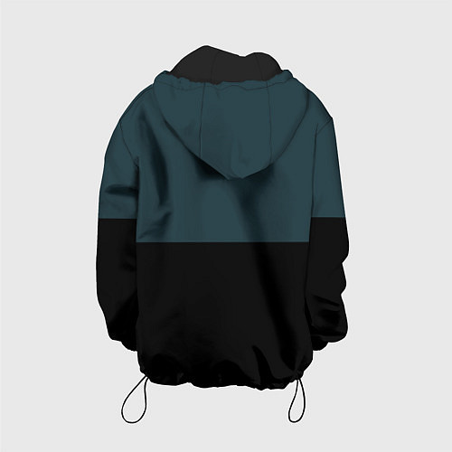 Детская куртка Sport чёрно-синий с белым / 3D-Черный – фото 2