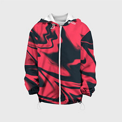 Детская куртка Color black red
