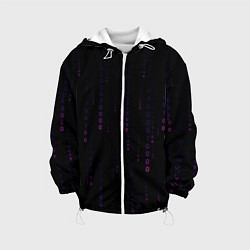 Детская куртка Color black pink