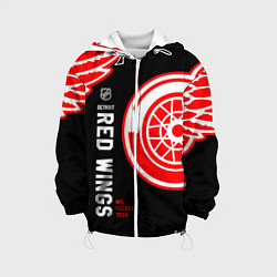 Куртка с капюшоном детская Detroit Red Wings team, цвет: 3D-белый