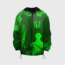Детская куртка Honda - green gradient вертикально