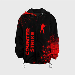 Детская куртка Counter Strike - red gradient вертикально