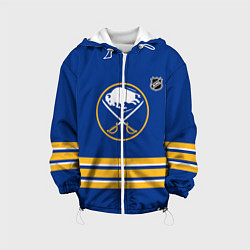 Куртка с капюшоном детская Баффало Сейбрз хоккей, цвет: 3D-белый