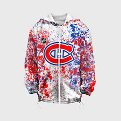 Куртка с капюшоном детская Montreal Canadiens NHL white, цвет: 3D-белый
