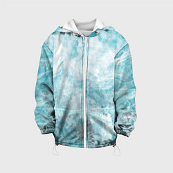 Детская куртка Абстракция - light blue sea foam