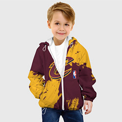 Куртка с капюшоном детская Cleveland Cavaliers NBA team, цвет: 3D-белый — фото 2