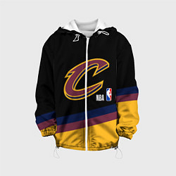 Куртка с капюшоном детская Cleveland Cavaliers NBA basketball, цвет: 3D-белый