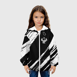 Куртка с капюшоном детская Дагестан - брызги, цвет: 3D-белый — фото 2