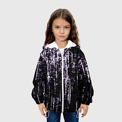 Куртка с капюшоном детская Shade purple, цвет: 3D-белый — фото 2