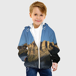 Куртка с капюшоном детская Гора Метиген, цвет: 3D-белый — фото 2