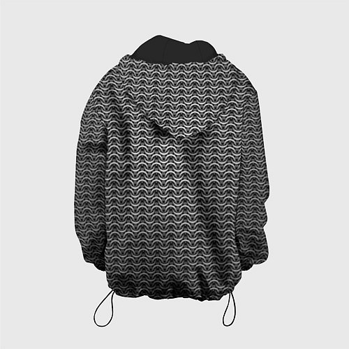 Детская куртка Стальная кольчуга воинов / 3D-Черный – фото 2