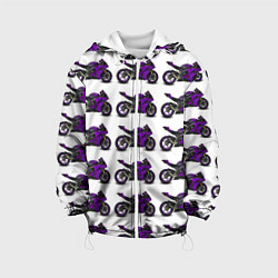 Детская куртка Motorcycle purple