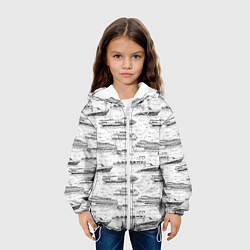 Куртка с капюшоном детская Корабли на Неве, цвет: 3D-белый — фото 2