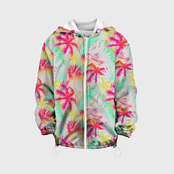 Детская куртка Palm yellow pink