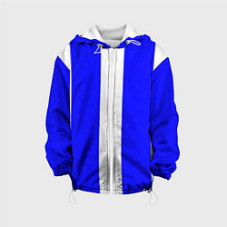 Детская куртка Color white blue line