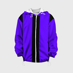 Детская куртка Color purple black stripes