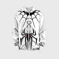 Детская куртка Паук на белом - the web of Fate