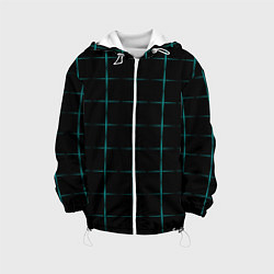 Детская куртка Color black blue crosses
