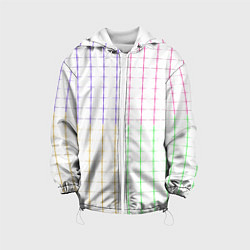 Детская куртка Color white multicolored stripes
