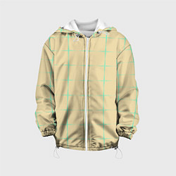 Детская куртка Color beige green crosses