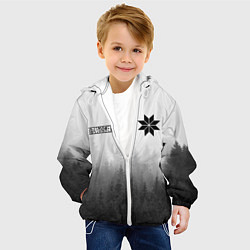 Куртка с капюшоном детская Лес - это мой храм, цвет: 3D-белый — фото 2
