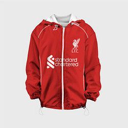 Куртка с капюшоном детская Ливепрпуль домашняя форма 2025 2026, цвет: 3D-белый