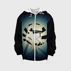 Куртка с капюшоном детская Имперский штурмовик - градиент, цвет: 3D-белый