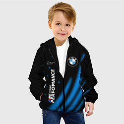 Куртка с капюшоном детская BMW Power Performance, цвет: 3D-черный — фото 2