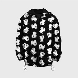 Куртка с капюшоном детская Annoying dog pattern - Undertale, цвет: 3D-черный