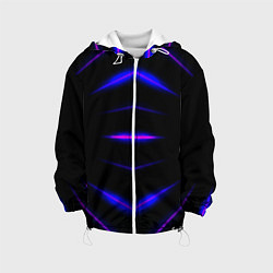 Детская куртка Color black neon stripes