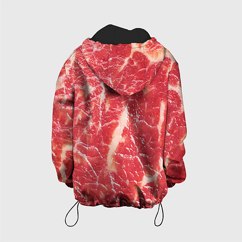 Детская куртка Мясо / 3D-Черный – фото 2