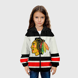 Куртка с капюшоном детская Chicago Blackhawks, цвет: 3D-черный — фото 2