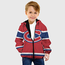 Куртка с капюшоном детская Montreal Canadiens, цвет: 3D-черный — фото 2