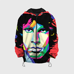 Куртка с капюшоном детская Jim morrison, цвет: 3D-черный