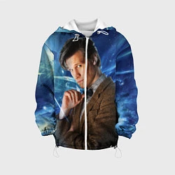Куртка с капюшоном детская 11th Doctor Who, цвет: 3D-белый