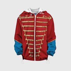 Куртка с капюшоном детская Пиджак Майкла Джексона, цвет: 3D-белый