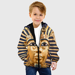 Куртка с капюшоном детская Фараон, цвет: 3D-черный — фото 2