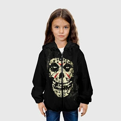 Куртка с капюшоном детская Misfits: Death Face, цвет: 3D-черный — фото 2