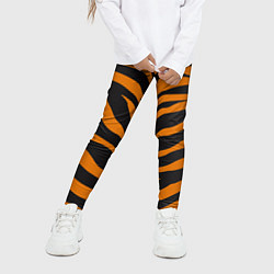 Леггинсы для девочки Шкура тигра, цвет: 3D-принт — фото 2