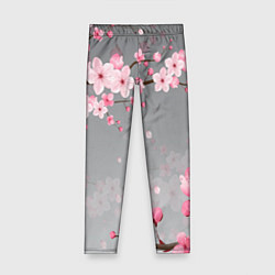 Леггинсы для девочки САКУРА, цвет: 3D-принт