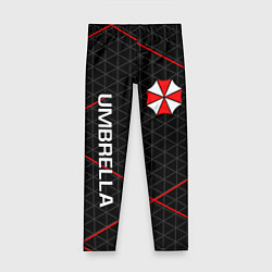 Леггинсы для девочки UMBRELLA CORP, цвет: 3D-принт