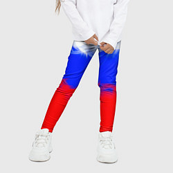 Леггинсы для девочки Россия, цвет: 3D-принт — фото 2