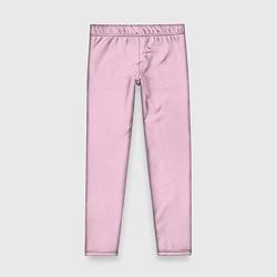 Леггинсы для девочки Светло-розовый, цвет: 3D-принт