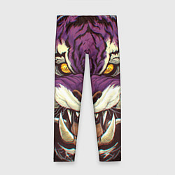 Леггинсы для девочки Маска тигра Ханья, цвет: 3D-принт