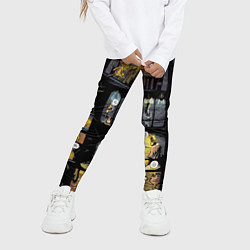 Леггинсы для девочки LITTLE NIGHTMARES, цвет: 3D-принт — фото 2